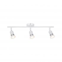 Spot de plafond Carolina GU10 230V max. 3x10W Blanc dépoli (66765)