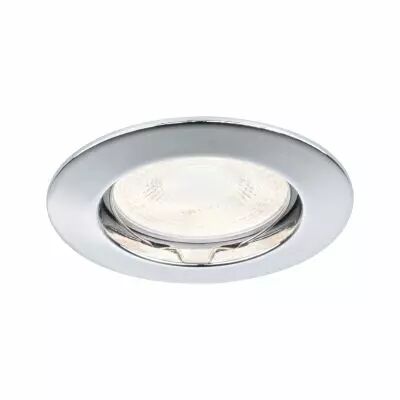 Spot encastr� 12 volt alu chrome brillant sans ampoule IP44 (17946)