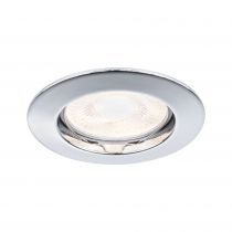 Spot encastré 12 volt alu chrome brillant sans ampoule IP44 (17946)