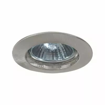 Spot encastr� 230V acier bross� sans ampoule (5796)