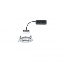 Spot encastré LED Coin Slim IP23 rond 6,8 W alu Kit unitaire à intensité variable et orientable (93902)