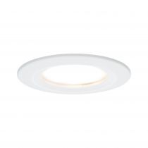 Spot encastré LED Coin Slim IP44 rond 6,8 W blanc Kit unitaire à intensité variable (93869)