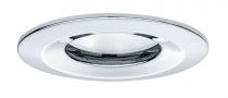 Spot encastré LED Coin Slim IP65 rond 6,8 W chrome Kit unitaire à intensité variable (93883)