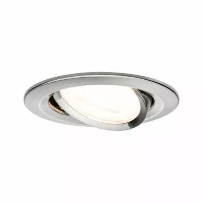 Spot encastr� Nova IP23 rond acier kit de 1 sans ampoule, max. 35 W gu10 230V (93641)