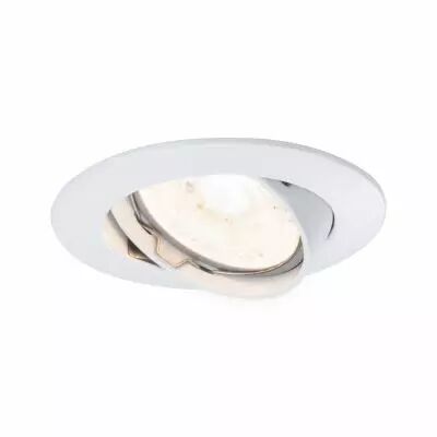 Spot encastr� orientable blanc 12V sans ampoule (17953)