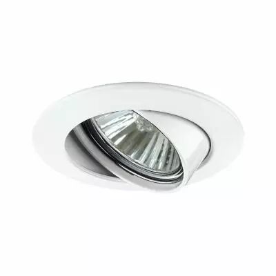 Spot encastr� orientable max 50W 51mm blanc (98940)