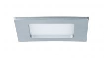 Spot encastré Panel carré LED 1x6W 4000K Chrome mat (92076)