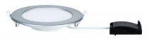 Spot encastré Panel rond LED 1x12W 2700K Chrome mat (92074)