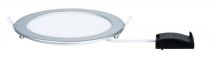 Spot encastré Panel rond LED 1x18W 4000K Chrome mat (92072)