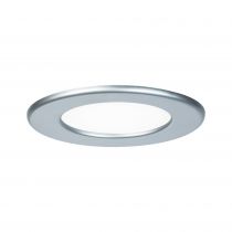 Spot encastré Panel rond LED 1x6W 4000K Chrome mat (92070)