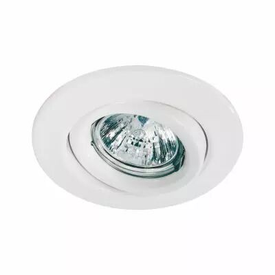 Spot encastr� Quality Line 51 mm orientable max50W GU5.3 blanc (98971)