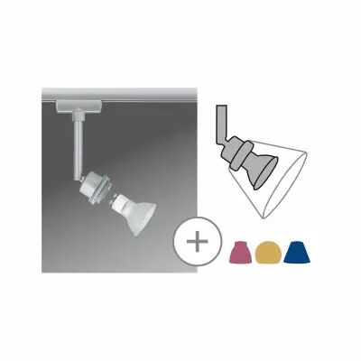 Spot LED DecoSystems Urail 1x3,5W GZ10 230V chrome mat m�tal (95182)