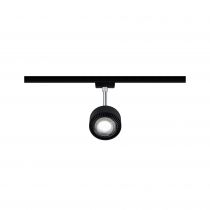 Spot LED URail Aldan 9W Noir mat/chrome 2700K Métal / plastique gradable (96927)