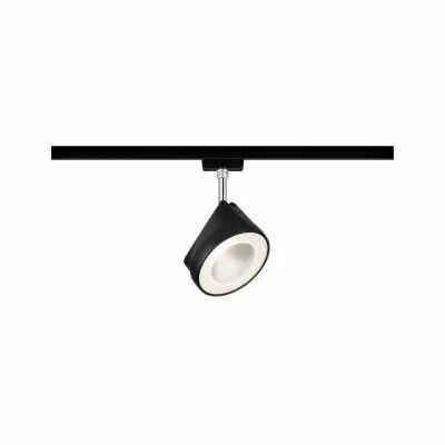 Spot LED URail Arena 14W Noir mat/chrome M�tal / plastique gradable (96924)