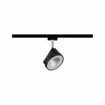 Spot LED URail Arena 15W Noir mat/chrome 4000 K Métal/plastique gradable (96942)