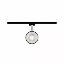 Spot LED URail Arena 15W Noir mat/chrome 4000 K Métal/plastique gradable (96942)