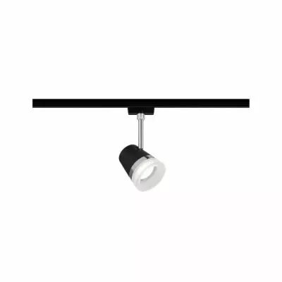 Spot LED URail Cone max. 15W Noir mat/chrome M�tal/plastique GU10 (96925)