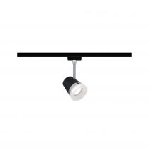 Spot LED URail Cone max. 15W Noir mat/chrome Métal/plastique GU10 (96925)