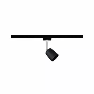Spot LED URail Cover max 10W Noir mat/chrome M�tal/plastique (96926)