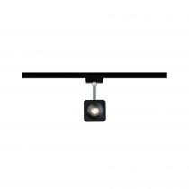 Spot LED URail Cube 8W Noir mat/chrome 2700K Métal / plastique gradable (96923)