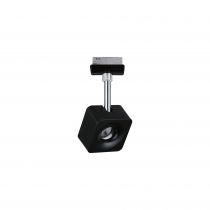Spot LED URail Cube 8W Noir mat/chrome 4000 K Métal/plastique gradable (96941)