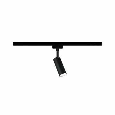 Spot LED URail Tubo 5W Noir mat/chrome 4000K M�tal/plastique (96940)