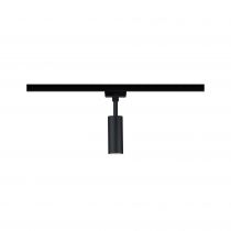 Spot LED URail Tubo 5W Noir mat/chrome 4000K Métal/plastique (96940)