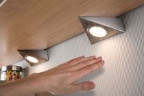 Spot pour meuble saillie kit triangle LED PIR (93572)