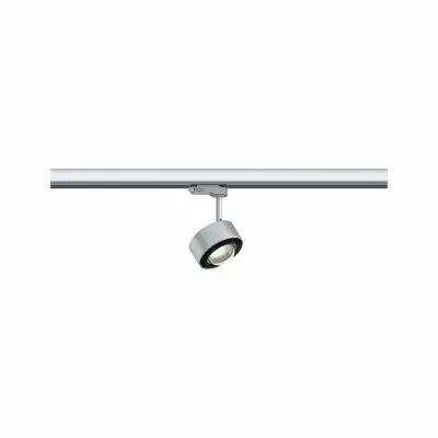 Spot ProRail3 Aldan 1x9W Argent/Noir 230V m�tal 3000K 3 phases dimmable (91388)