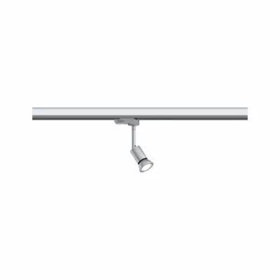 Spot ProRail3 Purell max10W GU10 Ag /Chrome 230V m�tal/Plastique (95527)