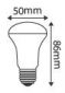 Spot R50 LED 6W E14 3000K 400Lm 120° (167183)