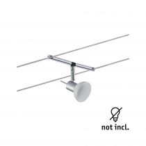 Spot sur câble Sheela chrome mat sans ampoule, max. 10 W GU5,3 (94131)