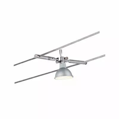 Spot sur c�ble Togo chrome sans ampoule, max. 10 W GU5,3 (94147)