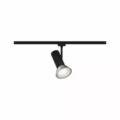 Spot URail Apol max 1x50W E27 Black d�poli 230V M�tal/plastique (96979)