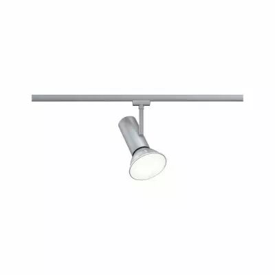Spot URail Apol max 1x50W E27 Chrome d�poli 230V M�tal/plastique (96977)