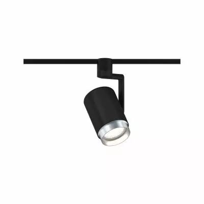 Spot URail Asthene max 1x50W E27 Black d�poli 230V M�tal/plastique (96985)
