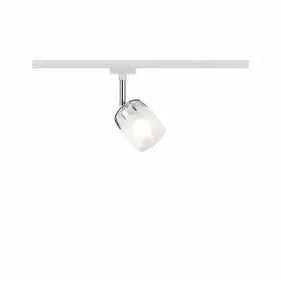 Spot URail Blossom blanc clair-/verre satin� max 1x25W G9   (95343)