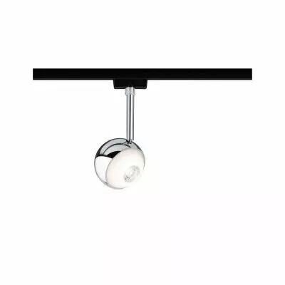 Spot URail Capsule II 6W 2700K Noir d�p/Chrome 230V m�tal/Syn gradable (96807)