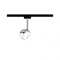 Spot URail Capsule II 6W 2700K Noir dép/Chrome 230V métal/Syn gradable (96807)