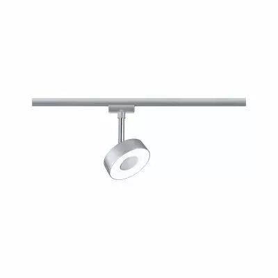 Spot URail Circle 1x5W 4000K Chrome d�p /Chrome 230V M�tal/plastique grd (96799)