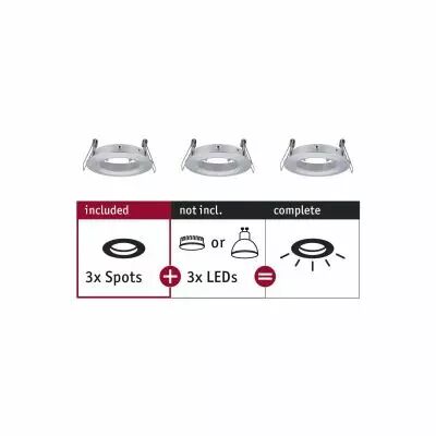 Spots encastr�s Choose Spots fixe max. 10W Alu tourn� 230V (92484)