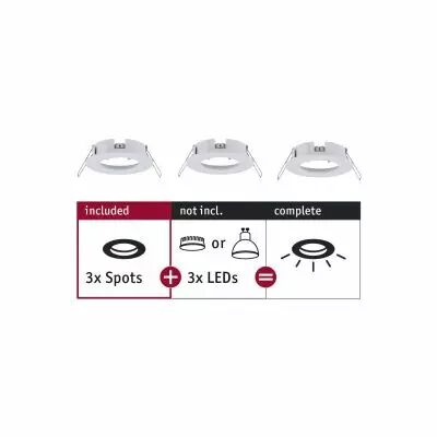 Spots encastr�s Choose Spots fixe max. 10W Blanc d�poli 230V (92480)