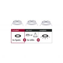 Spots encastrés Choose Spots fixe max. 10W Blanc dépoli 230V (92480)