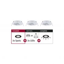 Spots encastrés Choose Spots orientable max. 10W Blanc dépoli230 V (92486)