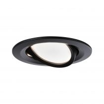 Spots encastrés LED Nova ronds 3x6,5W Blanc chaud Noir/dépoli orientable kit de3 (94471)