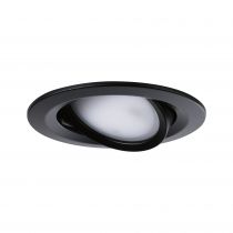 Spots encastrés LED Nova ronds 3x6,5W Noir/dépoli orientable gradable sur 3niveaux Blanc chaud kit de3 (94472)