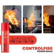 Spray extincteur, biodégradable, 500 ml, NL-FR (CFIRE500NLFR)