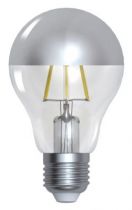 Standard A60 Filament LED \ Calotte Argentée\  6W E27 2700K 750Lm Dimmable (15646)
