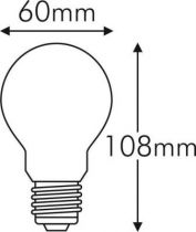 Standard A60 Filament LED 4W E27 2700K 380Lm Dimmable Mat. (28625)