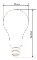 STANDARD LED 12W E27 240V 3000K 330°